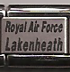 Royal Air Force Lakenheath - laser 9mm Italian charm